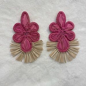 New Iraca Palm Victoria Dunn earrings